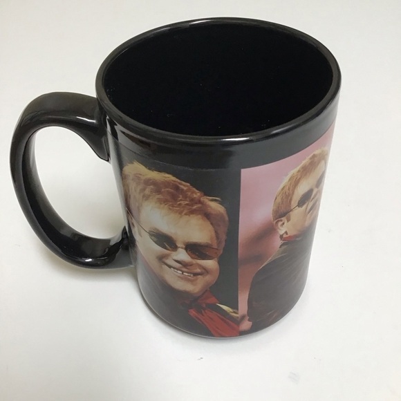Elton John The Red Piano Coffee Mug Black Ceramic Tea Cup Wrap Graphic Las Vegas - Picture 9 of 13